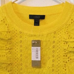 ⭐️LAST CHANCE!!⭐️J.Crew yellow lightweight sweater